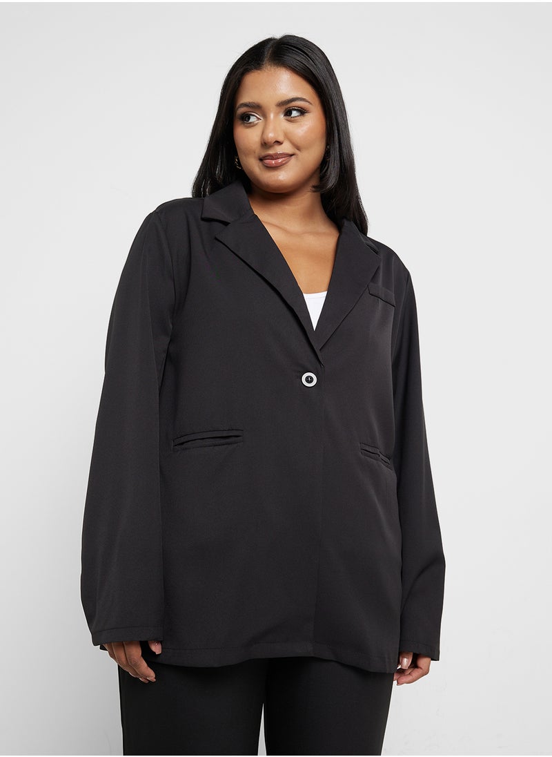 Ginger Plus - Tailored Blazer & Pants Coord Set - Image 1