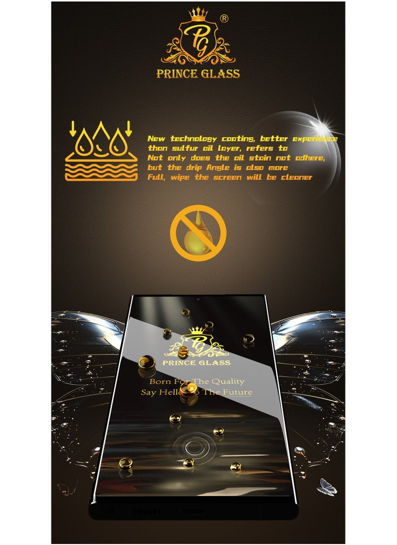 Generic - One Minute Prince Glass Screen Protector 2.5D Full Glue Full edge coverage Easy to install and remove for installation of another screen protector Comfortable texture Works well with fingerprint For Realme 12 Pro 5G/Realme 12 Pro Plus 5G - Image 1