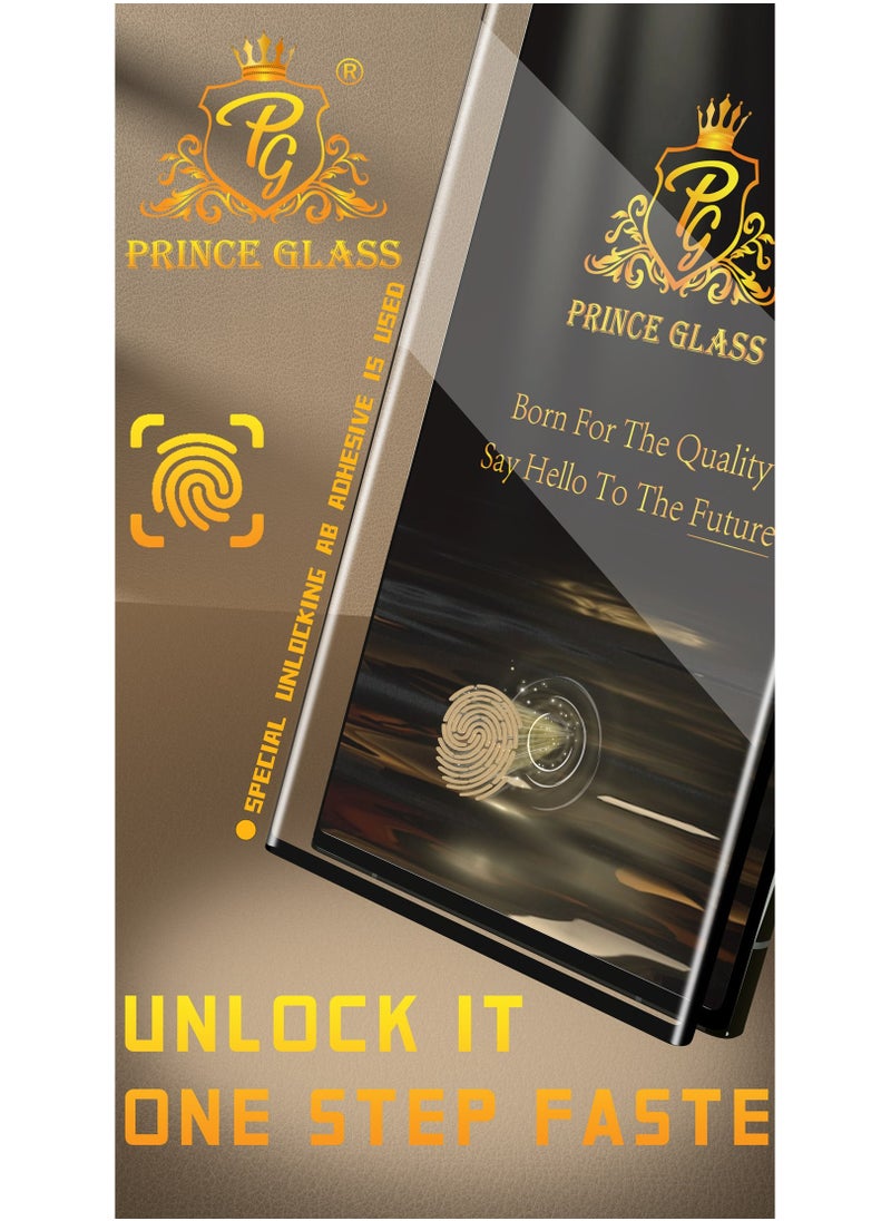 Generic - One Minute Prince Glass Screen Protector 2.5D Full Glue Full edge coverage Easy to install and remove for installation of another screen protector Comfortable texture Works well with fingerprint For Realme 12 Pro 5G/Realme 12 Pro Plus 5G - Image 1