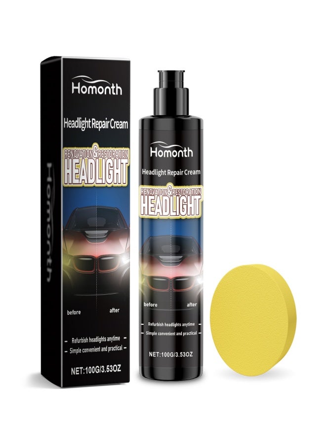 Car Headlight Repair Cream Anti Oxidation Brightening Scratch Repair For Car Light Maintenance For Car Care - Image 1