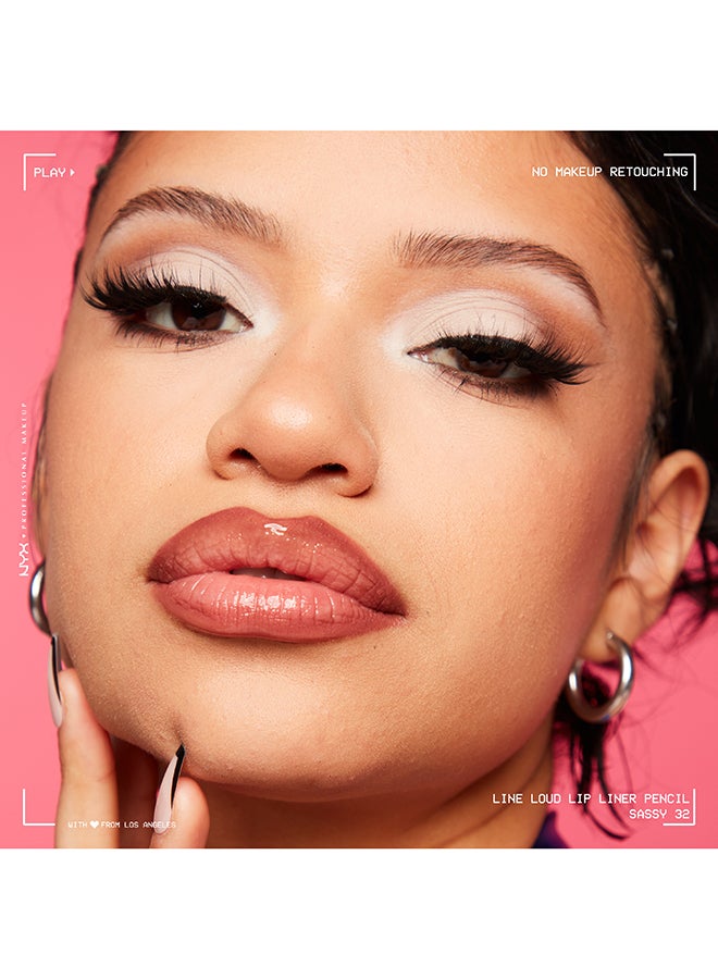 NYX PROFESSIONAL MAKEUP Line Loud Lip Liner - Sassy - Image 4