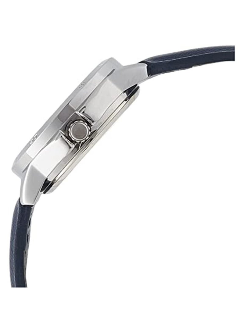 CASIO Women's Leather Round Shape Analog Watch LTP-V004L-2BUDF - 35 mm - Blue - Image 3