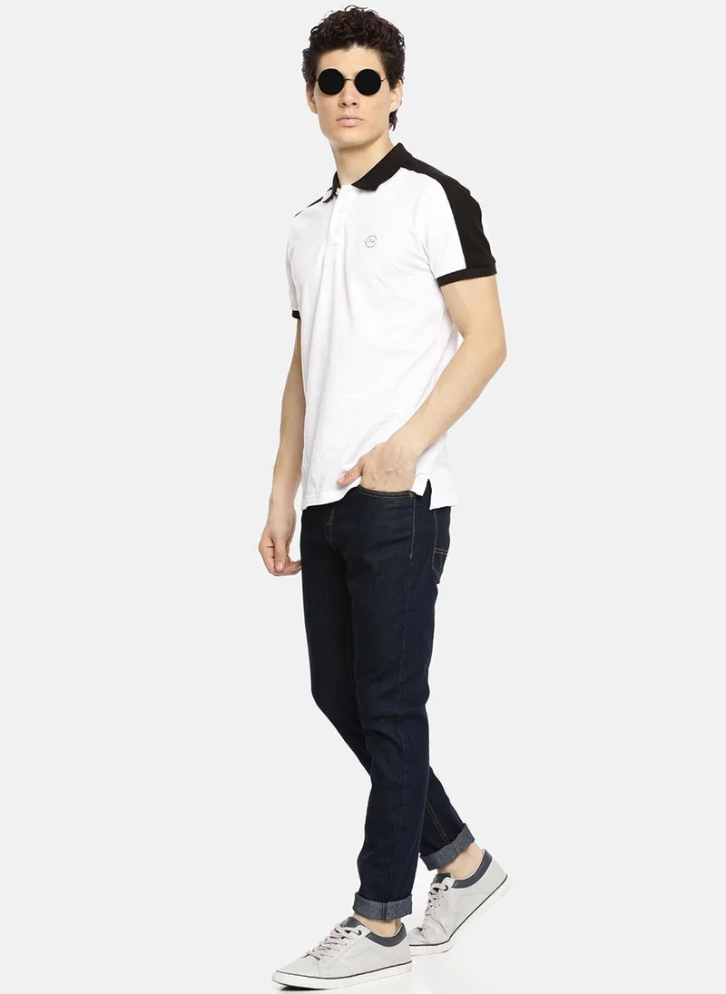 The Indian Garage Co  Men Slim Fit Solid Mid-Rise Jeans for Men | Best Price UAE