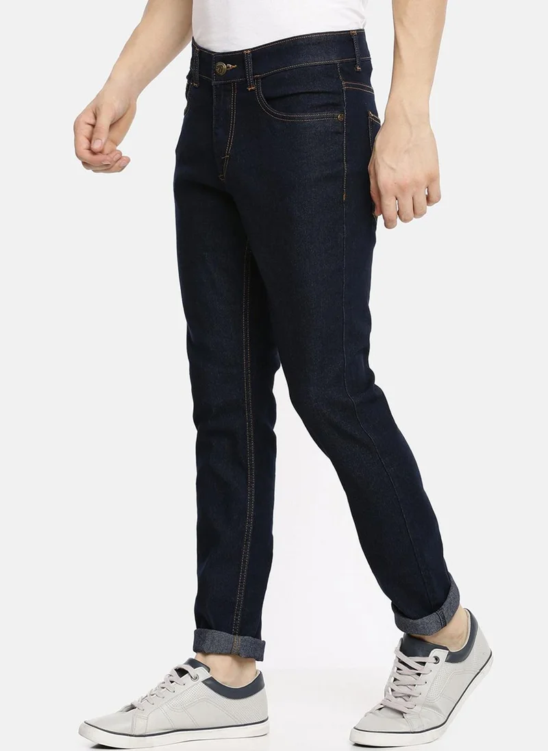 The Indian Garage Co  Men Slim Fit Solid Mid-Rise Jeans for Men | Best Price UAE