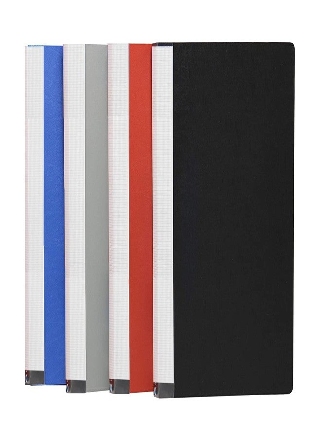 Shining Zon Cobra Spring File A4 Size Tough Durable Folder for Office documents and Certificate Plastic File in Black, Blue, Grey (Pack of 4) - Image 1