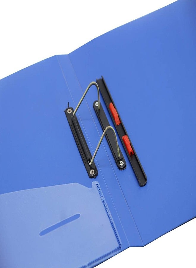 Shining Zon Cobra Spring File A4 Size Tough Durable Folder for Office documents and Certificate Plastic File in Black, Blue, Grey (Pack of 4) - Image 3