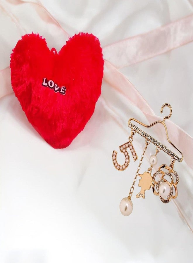 Vientiq Valentine's Day Combo Set Hanger Brooch & Herat Pillow - Image 3