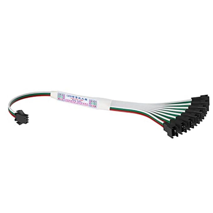 BTF-LIGHTING WS2812B WS2811 16703 SK6812 WS2814 IC etc 3PIN TTL Amplifier 1 to 8 Support 3PIN Addressable LED Strip,Fairy String,Matrix Panel,Module etc DC5V DC12V DC24V - Image 1