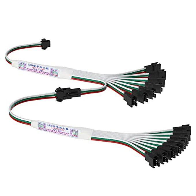 BTF-LIGHTING WS2812B WS2811 16703 SK6812 WS2814 IC etc 3PIN TTL Amplifier 1 to 8 Support 3PIN Addressable LED Strip,Fairy String,Matrix Panel,Module etc DC5V DC12V DC24V - Image 3