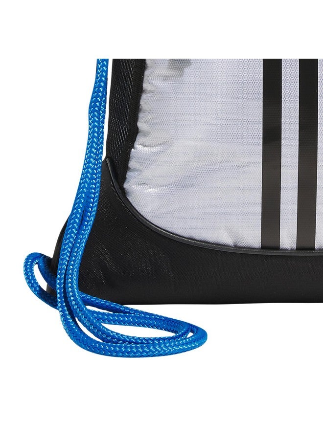 Adidas حقيبة ستيك باك أليانس II ثنائية اللون أبيض شفاف أونيكس أزرق ملكي ساطع أسود - Image 4