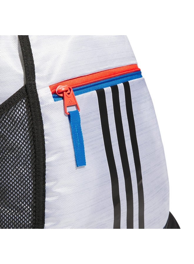 Adidas حقيبة ستيك باك أليانس II ثنائية اللون أبيض شفاف أونيكس أزرق ملكي ساطع أسود - Image 5