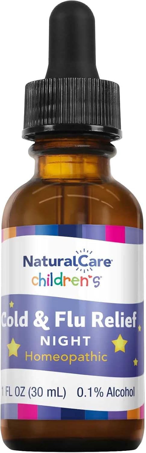 NatraBio NaturalCare Childrens Cold  Flu Relief Nighttime 1 fl oz - Image 3