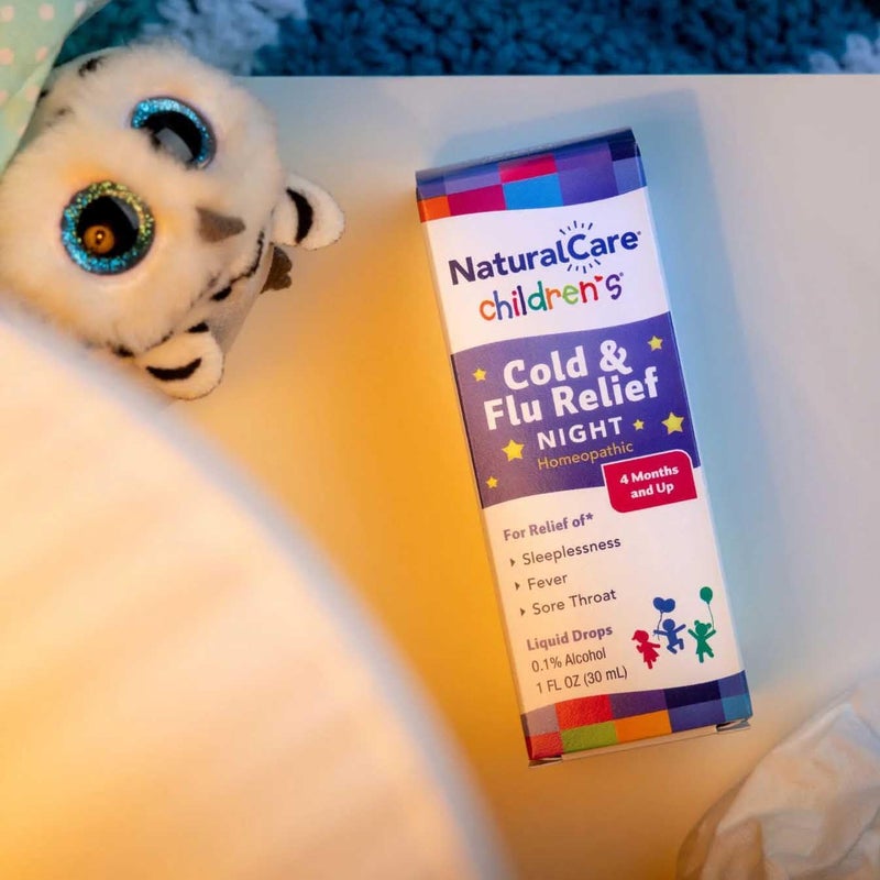 NatraBio NaturalCare Childrens Cold  Flu Relief Nighttime 1 fl oz - Image 5
