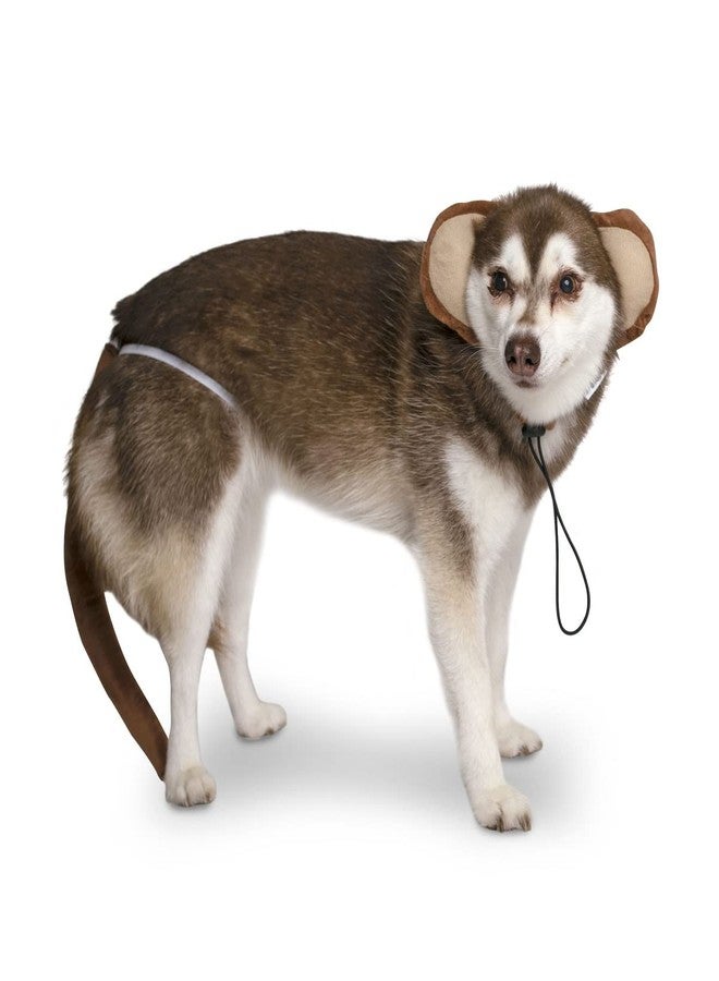 Midlee Monkey Headband & Tail Dog Costume - Image 1