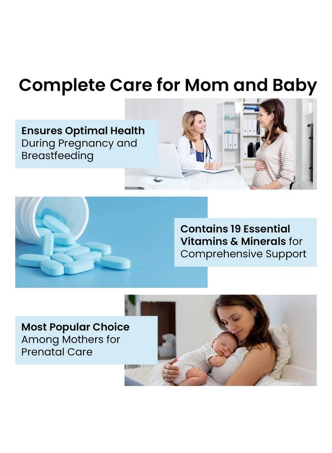 HealthVit هيلث فيت بريفِت بري ناتال كومبليت مولتي فيتامين للحمل وما بعد الحمل - 60 قرص - Image 4