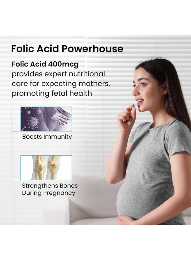 HealthVit هيلث فيت بريفِت بري ناتال كومبليت مولتي فيتامين للحمل وما بعد الحمل - 60 قرص - Image 2