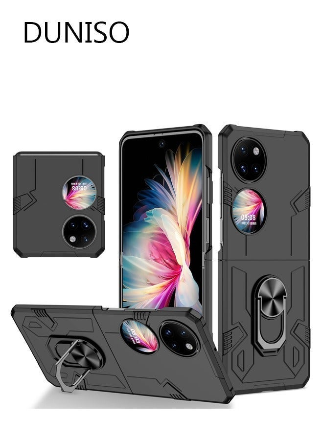 DUNISO Huawei P50 Pocket 6.9 Inch Mobile Phone Case Back Cover Type Protective Cover Frosted Protective Case Huawei P50 Pocket Smartphone Case - Image 1