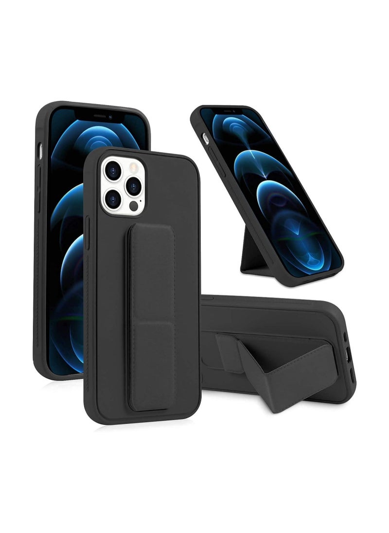 Raxoom iPhone Case, Compatible with Apple iPhone 14 Pro Max Translucent Frosted Back Stand Case, Magnet Holder Hand Grip Magnetic Car Mount Cover for 14 Pro Max - Image 1