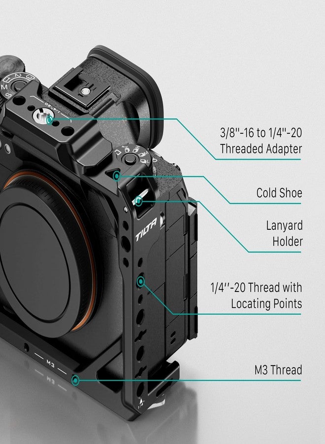 Tilta A9 III Cage, Camera Cage Base Kit Compatible with A1 II/A9 III with Top Handle - Black TA-T66-A-B - Image 3