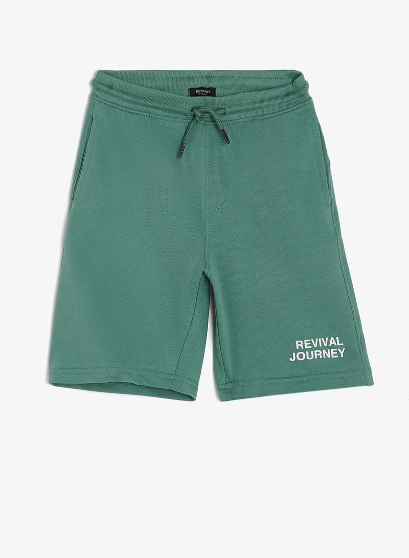 Ripples Boys Drop Shoulder T-shirt & Shorts Set