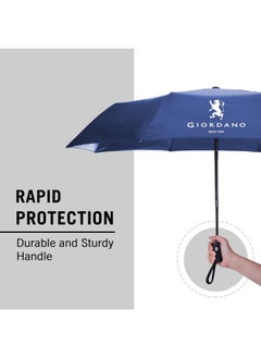 GIORDANO Giordano UV Protection Unisex Umbrella Use for Rain, Monsoon, Sunlight, Windproof Easy to Hold & Carry Umbrella for Men and Women | Travel Sleeve, Cover | Regular Size  - Image 5