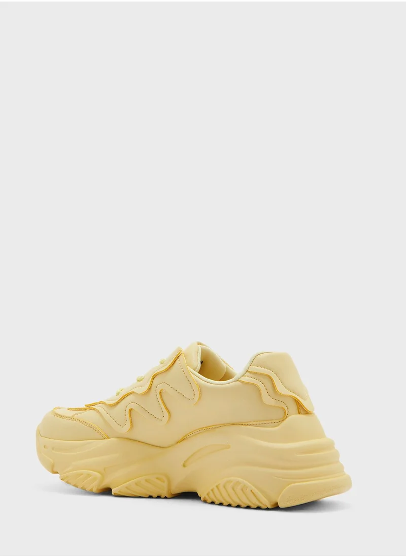 Ginger Zig Zag Pattern Chunky Sneaker