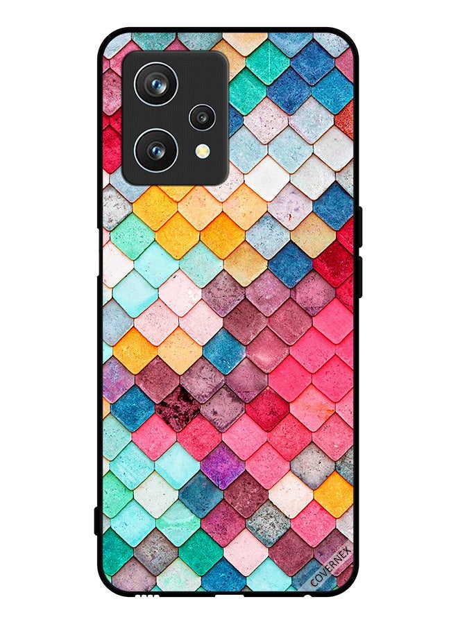 Covernex Protective Case Cover For Realme 9 Pro Diamond Square Shape Pattern - Image 1