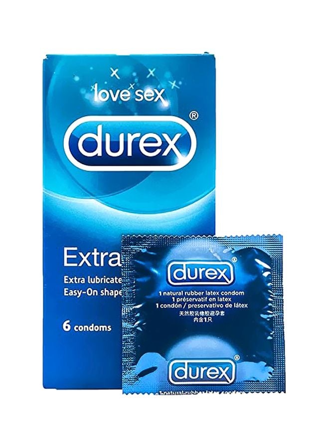 6-Piece Extra Safe Condoms