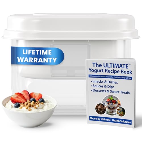 Ultimate Yogurt Strainer Make Delicious High Protein Greek Yogurt 70 Less Sugar Lactose Fine Mesh Nylon Greek Yogurt Maker 100 BPAFree Dishwasher Safe with Large 23 Quart Capacity - Image 1