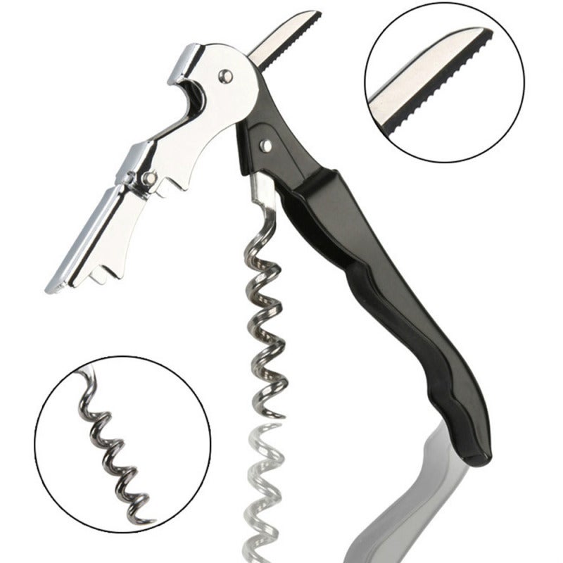 Stainless Steel Cork Screw Corkscrew MultiFunction Wine Cap Opener OK Beer Cap Bottle Opener Kitchen Bar Tools Accessories - Image 3