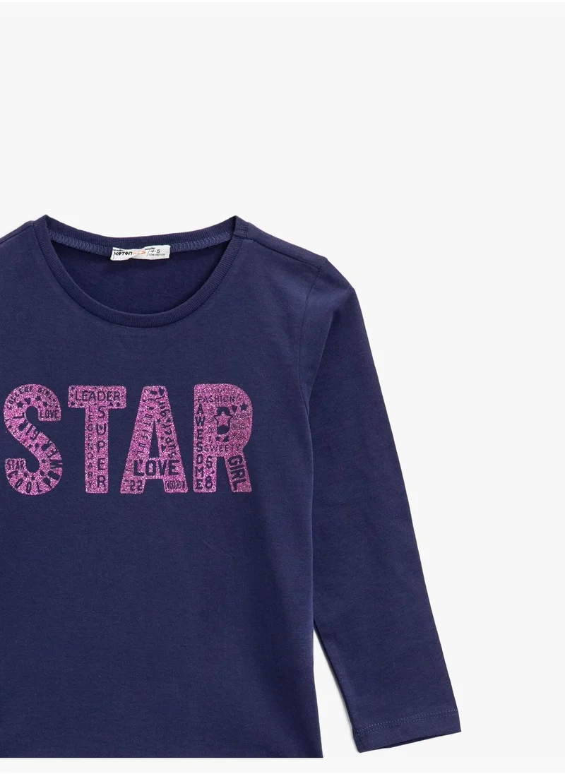 KOTON Letter Printed T-Shirt