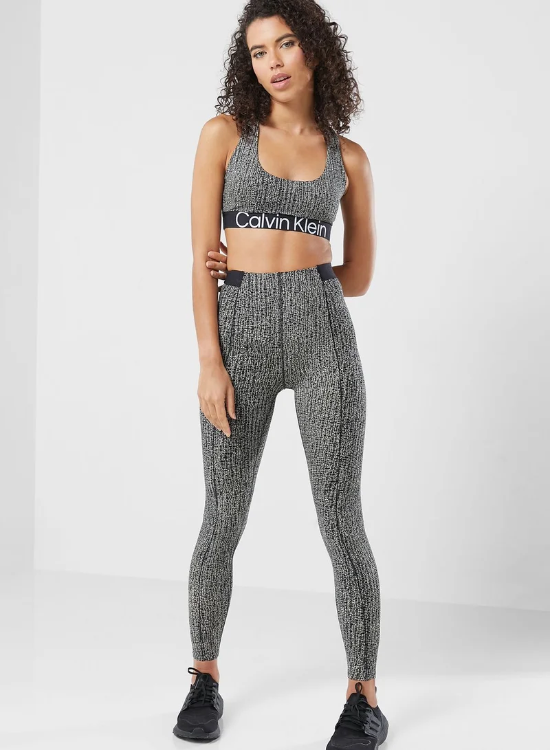 Calvin Klein Sports 7/8 Logo Tights
