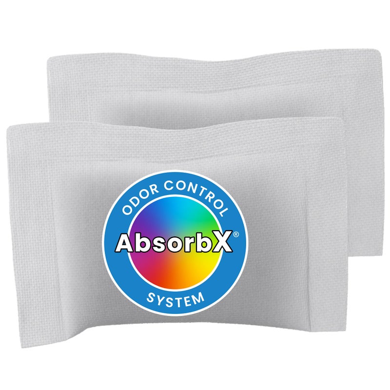 iTouchless iTouchless 2-Pack AbsorbX Odor Filter Deodorizers, Absorbs Trash Odors, All Natural Activated Carbon, Biodegradable, for use with 8 Gallon and Larger Trash Cans with Odor Filter Compartment  - Image 1