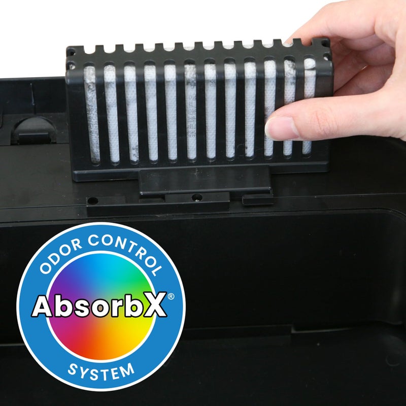 iTouchless iTouchless 2-Pack AbsorbX Odor Filter Deodorizers, Absorbs Trash Odors, All Natural Activated Carbon, Biodegradable, for use with 8 Gallon and Larger Trash Cans with Odor Filter Compartment  - Image 2