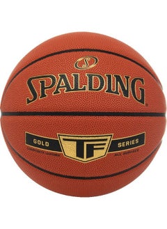 SPALDING TF Gold Sz7 Composite Basketball -Orange 
