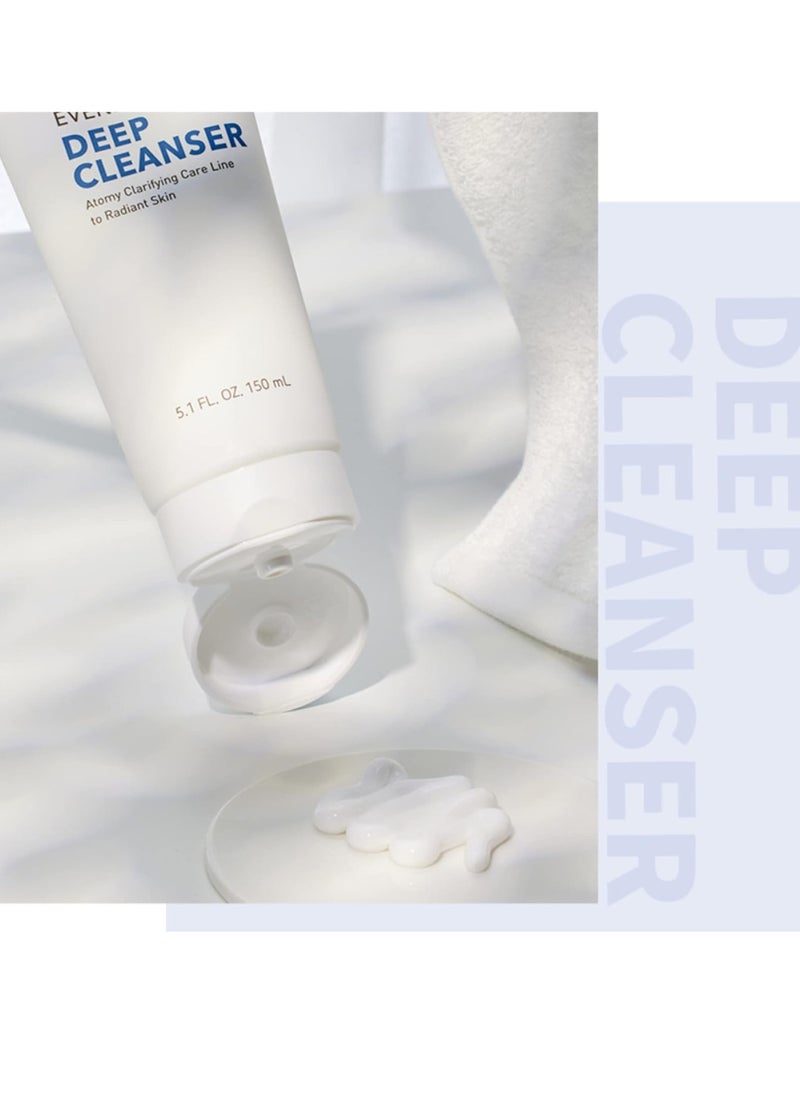 ATOMY - ATOMY Evening Care Deep Cleanser - 150ml x 2 pack, Facial Foam, Face Wash - Image 1