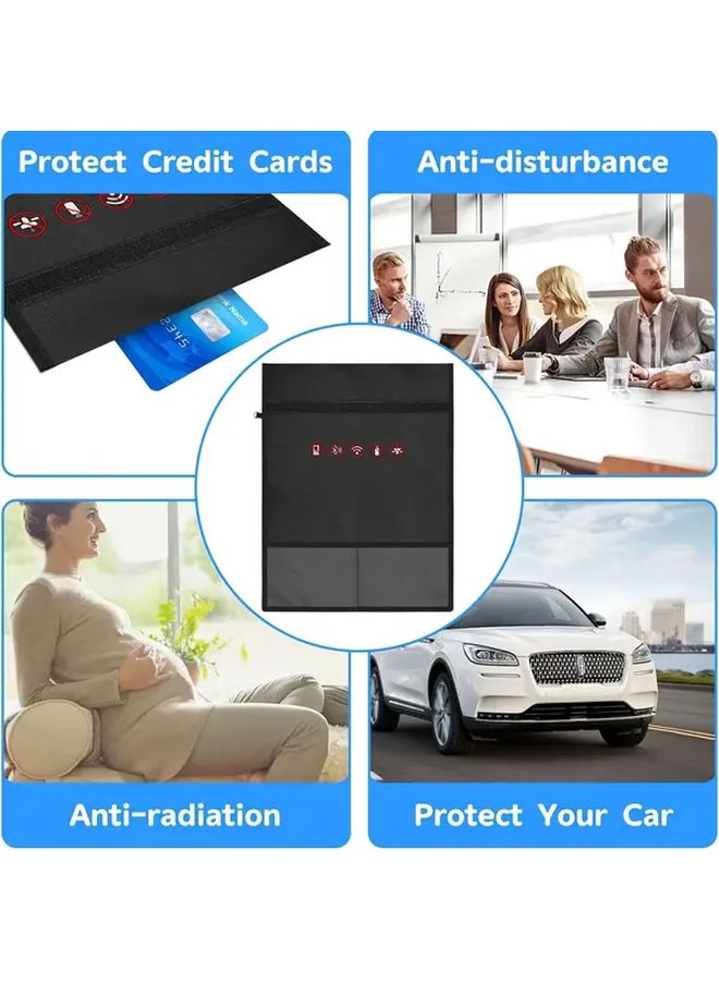 Small Universal RFID Signal Blocking Bag Anti Theft Pouch For Keyless Cars - Image 2
