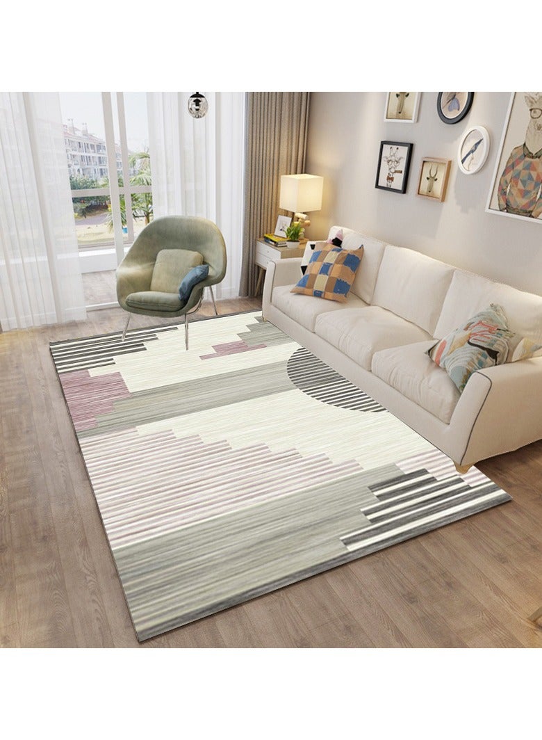 Loquat Squality A Minimalist Style Carpet With Polyester Fiber Lines(Carpet Only)