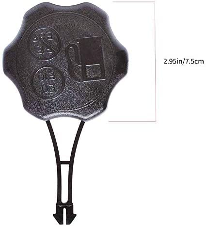 594061 BS-597414 84004416 Fuel Tank Cap for B & S w/Tether 675Exi, 725Exi Series Lawn Mower Gas Tank Caps Replacement - Image 4