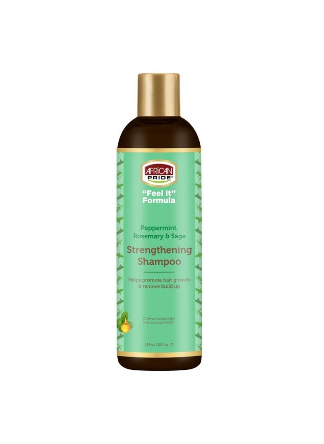 African Pride Feel It Formula Strengthening Shampoo - 12 Fl Oz  - Image 1