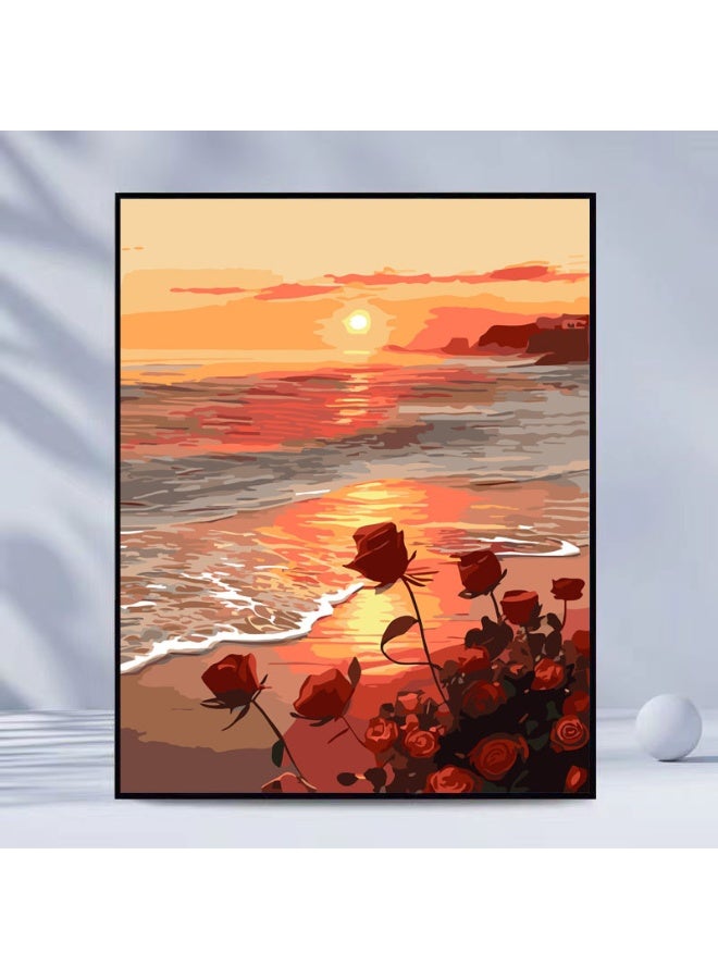 Anna DIY Hand-Painted Colorful Oil Painting Decoration Kit - Image 1