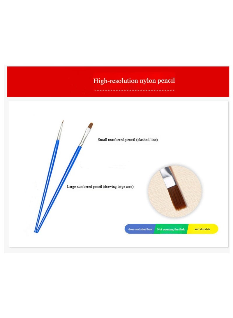 Anna DIY Hand-Painted Colorful Oil Painting Decoration Kit - Image 4