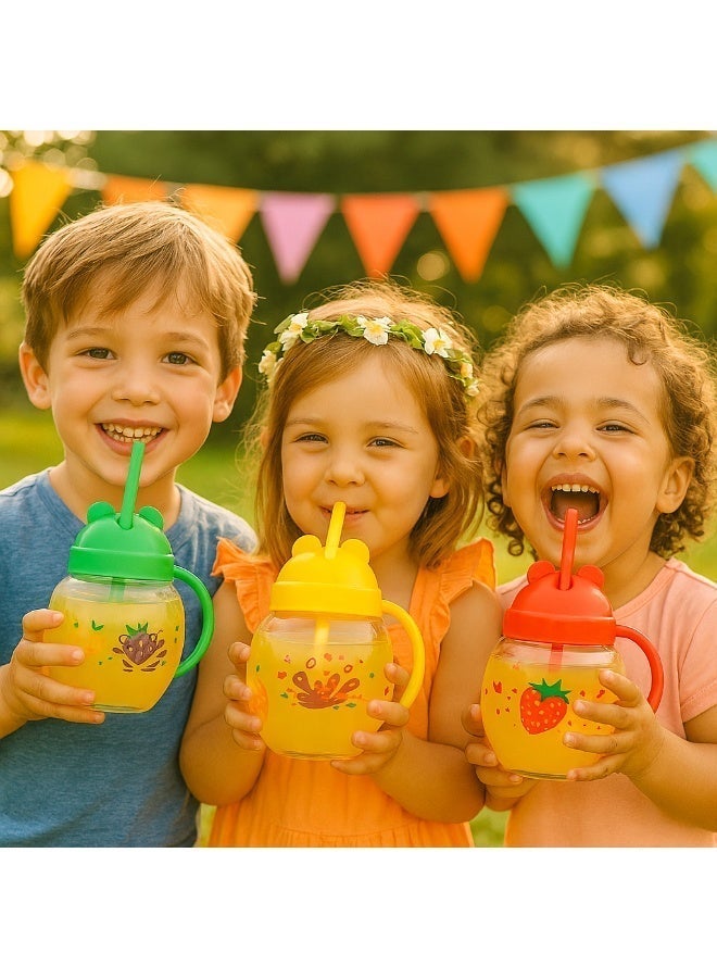 كلوكس طقم كاسات زجاج للأطفال 3 حبة - Image 2