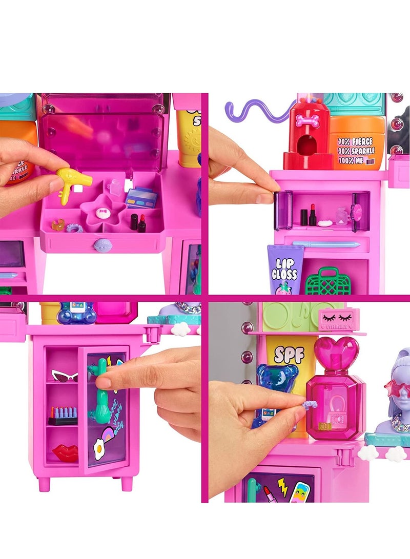 ماتيل جيمز دمية إضافية ومجموعة لعب الغرور مع دمية حصرية ، جرو أليف وأكثر من 45 قطعة وإكسسوارات - Image 4