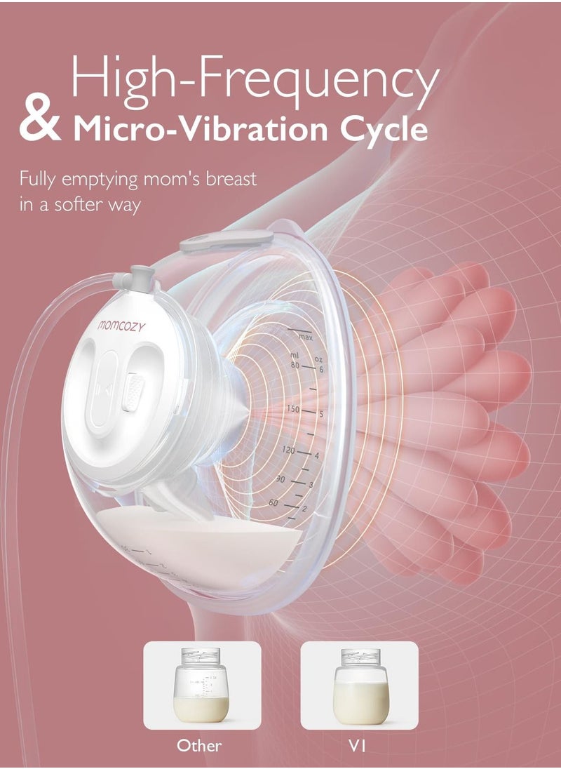 Momcozy - Hospital Grade Breast Pump V1, Hands-Free & Portable Double Electric Breast Pump, Smart Touch Screen, 3 Modes & 9 Levels - Image 1