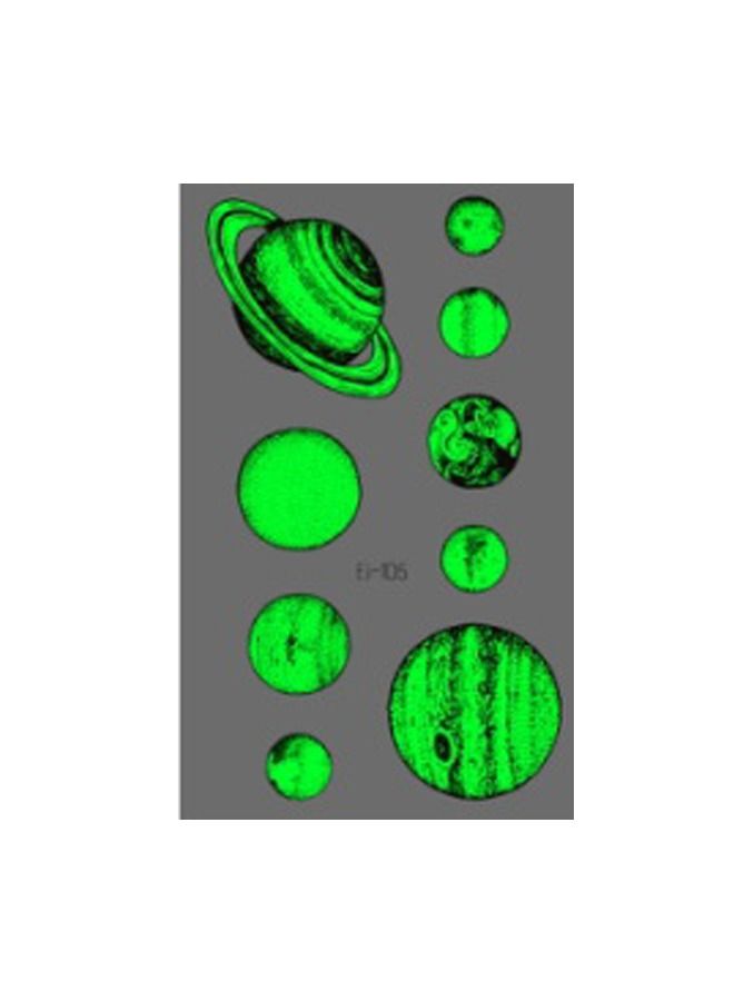 خيشة وشم مؤقت لاصق مقاوم للمياه ومشع في الظلام - Image 2