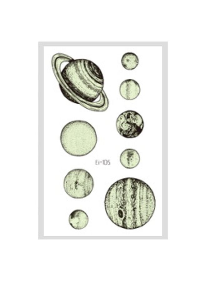 خيشة وشم مؤقت لاصق مقاوم للمياه ومشع في الظلام - Image 1