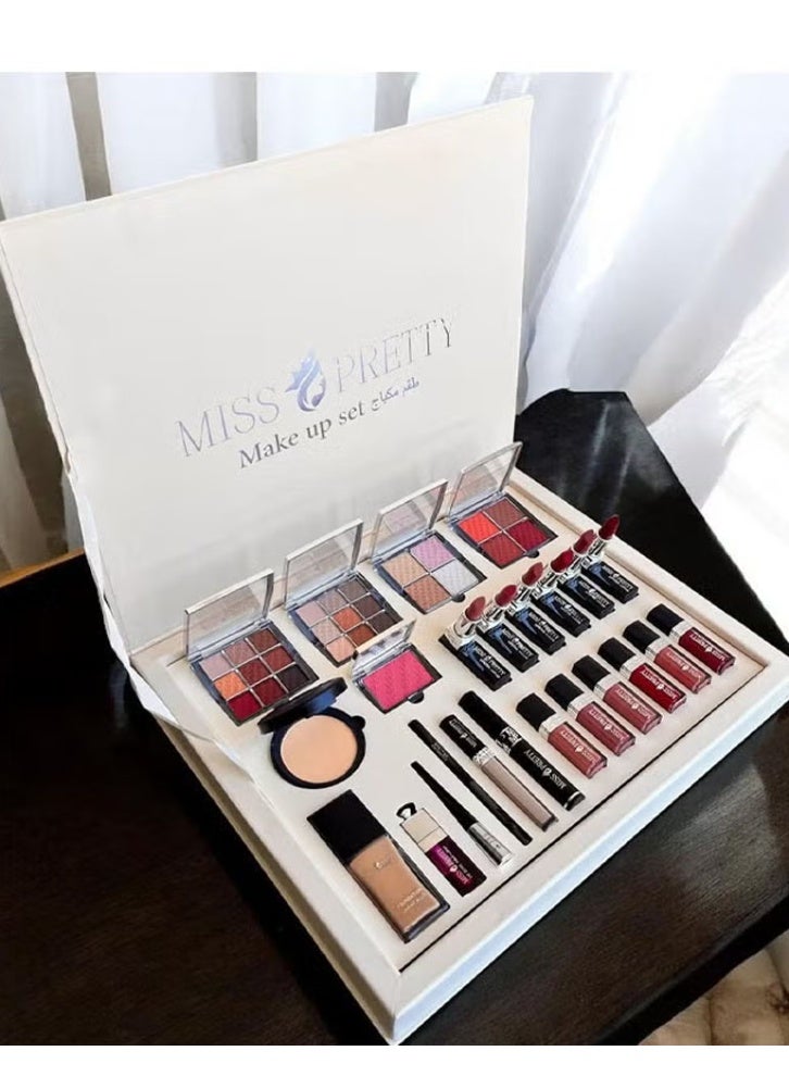 MISS PRETTY A luxurious box makeup set consisting of 24 pieces for a charming and complete look - Image 4
