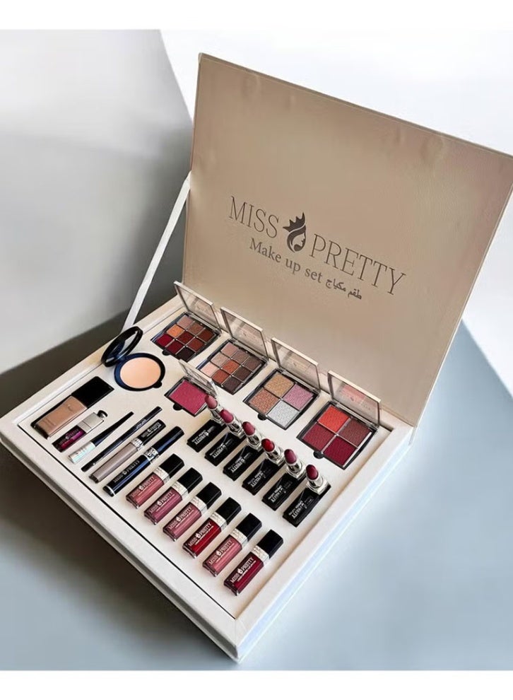 MISS PRETTY A luxurious box makeup set consisting of 24 pieces for a charming and complete look - Image 2