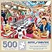 Bits and Pieces 50s Diner Jigsaw Puzzle for Adults Retro American Nostalgia Scene by Larry Jones 500 Piece Puzzle - Image 2